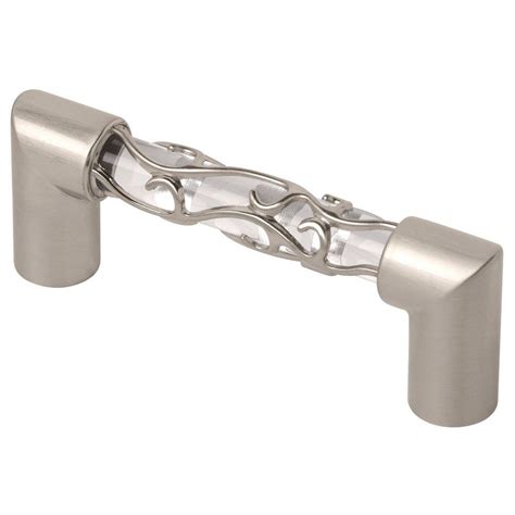 Sturdy and comfortable to the grip, the solid steel pulls softly shine with a lovely satin nickel finish. . Home depot cabinet pulls